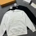 Loewe Anagram Embroidered Crewneck Sweatshirt, Black White #B67882