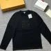 Loewe Anagram Embroidered Long Sleeve Tee, Black White #B67883