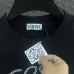 Loewe Anagram Logo Print Crewneck Sweatshirt, Black, White #B68041