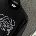 Loewe Anagram Logo Print Crewneck Sweatshirt, Black, White #B68041