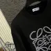 Loewe Anagram Logo Print Crewneck Sweatshirt, Black, White #B68041