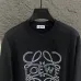 Loewe Anagram Logo Print Crewneck Sweatshirt, Black, White #B68041