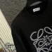 Loewe Anagram Logo Print Crewneck Sweatshirt, Black, White #B68041