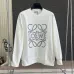 Loewe Anagram Logo Print Crewneck Sweatshirt, Black, White #B68041