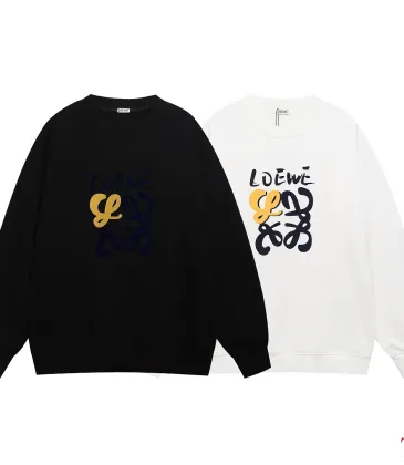 Loewe Flocked Embossed Logo French Terry Crewneck Sweatshirt #B67455