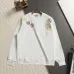 Loewe Multicolor Anagram Shoulder Embroidery Crew Neck Pullover Sweatshirt For Men 2‑Colors #B67392