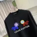 LV Men Cartoon Dog Graphic Crew Neck Sweatshirt Luxury Casual Street Pullover #B67230