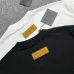 LV Monogram Allover Print Long Sleeve Tee, Black White #B67886