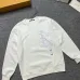 LV Monogram Patch Crewneck Sweatshirt, Black White #B67884