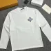 LV Star Flower Logo Long Sleeve Tee, Black White #B67887