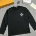 LV Star Flower Logo Long Sleeve Tee, Black White #B67887
