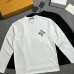 LV Star Flower Logo Long Sleeve Tee, Black White #B67887