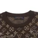 Louis Vuitton 2026FW Monogram Graffiti Wool Blend Crewneck Sweater, Brown #B68818