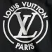 Louis Vuitton Classic Circular LV Paris Logo Print Crew Neck Pullover Sweatshirt For Men Black #B67390