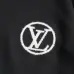 Louis Vuitton Classic Circular LV Paris Logo Print Crew Neck Pullover Sweatshirt For Men Black #B67390