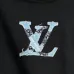 Louis Vuitton Classic Logo Denim Patchwork Embroidered Crewneck Sweatshirt #B67436