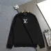 Louis Vuitton Classic Logo Denim Patchwork Embroidered Crewneck Sweatshirt #B67436