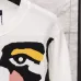 Louis Vuitton Colorful Face Jacquard Crewneck Sweater, White #B68819
