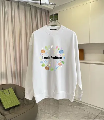 Brand L Colorful Fireworks Floral Graphic Crew‑Neck Sweatshirt, White, Black #B68054