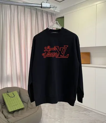 Brand L Crewneck Sweatshirt Red Script Logo, Black, White #B68574