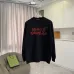 Louis Vuitton Crewneck Sweatshirt Red Script Logo, Black, White #B68574
