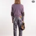 Louis Vuitton Elbow Patch Crewneck Knit Sweater, Multi Colors #B69197
