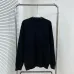 Louis Vuitton Embossed Monogram Crew Neck Knit Sweater White &amp; Black #B67650