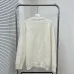 Louis Vuitton Embossed Monogram Crew Neck Knit Sweater White &amp; Black #B67650