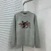 Louis Vuitton Fox Logo Knit Crewneck Sweater, Grey #B69196