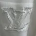 Louis Vuitton Fringed LV Patch Crewneck Sweatshirt, White, Black #B68043