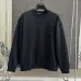 Louis Vuitton Fringed LV Patch Crewneck Sweatshirt, White, Black #B68043