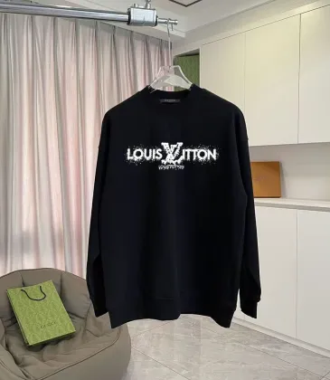 Brand L Graffiti Style Logo Crew‑Neck Sweatshirt, White, Black #B68053
