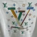 Louis Vuitton LV Logo Crewneck Sweatshirt, White, Black #B68042