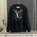 Louis Vuitton LV Logo Crewneck Sweatshirt, White, Black #B68042