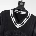 Louis Vuitton Men Cable Knit V-Neck Sweater White, Black #B69138