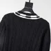 Louis Vuitton Men Cable Knit V-Neck Sweater White, Black #B69138
