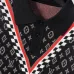 Louis Vuitton Men Monogram Jacquard Polo Knit Sweater Brown, Black #B69140