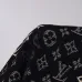Louis Vuitton Men Monogram Jacquard Polo Knit Sweater Brown, Black #B69141