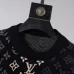 Louis Vuitton Men Monogram Jacquard Polo Knit Sweater Brown, Black #B69141