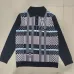 Louis Vuitton Men Plaid Jacquard Polo Knit Sweater White, Black #B69131