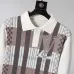 Louis Vuitton Men Plaid Jacquard Polo Knit Sweater White, Black #B69131