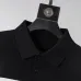 Louis Vuitton Men Striped Polo Knit Sweater Burgundy, Black #B69145