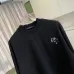 Louis Vuitton Mini Logo Crew‑Neck Sweatshirt, White, Black #B68055