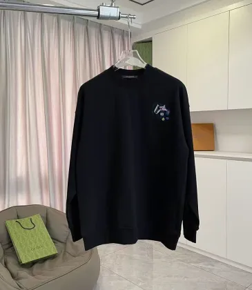 Brand L Mini Logo Crew‑Neck Sweatshirt, White, Black #B68055