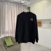 Louis Vuitton Mini Logo Crew‑Neck Sweatshirt, White, Black #B68055
