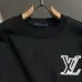 Louis Vuitton Minimal Small LV Embroidery Crew Neck Pullover Sweatshirt For Men 3‑Colors #B67391