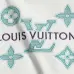 Louis Vuitton Monogram Embroidery Front Back Crew Neck Pullover Sweatshirt for Men Black White #B67386