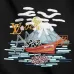 Louis Vuitton Sailboat Embroidery Crew‑Neck Sweatshirt Men Casual Pullover Top, Light Gray, Black #B67992