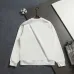 Louis Vuitton Tailored Splicing Craft Crew‑Neck Sweatshirt Men Casual Top, White, Black #B67994