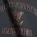 Louis Vuitton Vintage Gold Embroidered Letter Logo Crew Neck Pullover Sweatshirt For Men Black #B67385